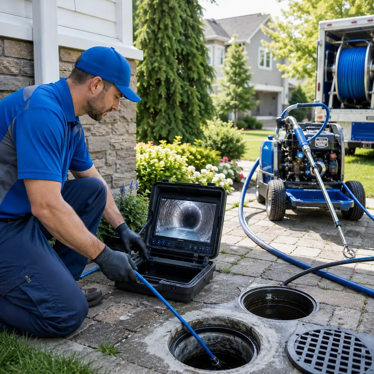 Outdoor drain cleaning professionals serving Lineville, AL
